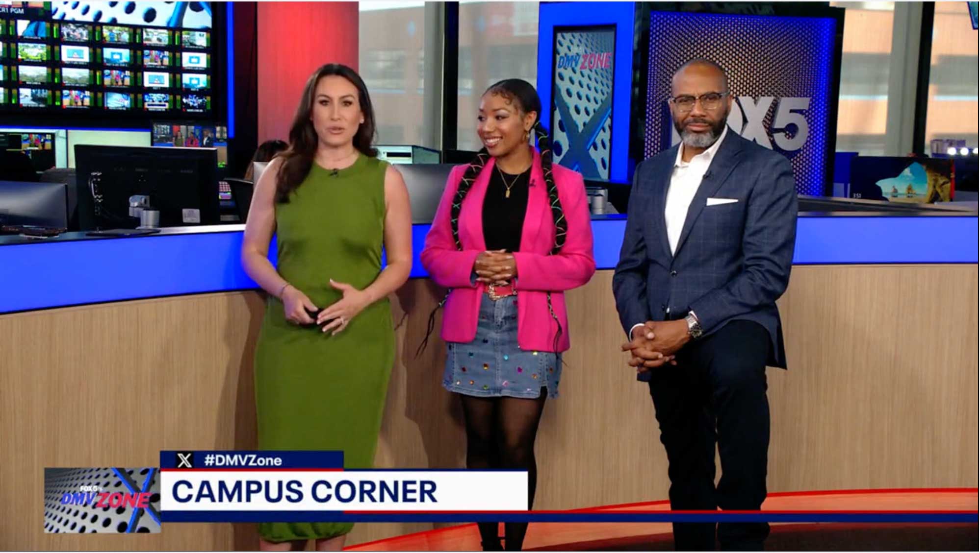 DMV Zone Catching up With UDC Student Asha Hadiya on Fox 5 photo